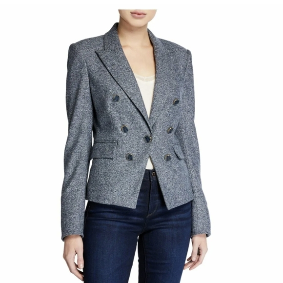 Veronica Beard Diego Dickey Jacket Size 4 Double Breasted Blazer - Picture 1 of 2
